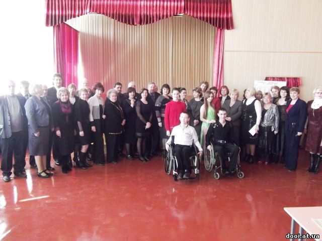 Школы Краматорска сотрудничают с организациями инвалидов