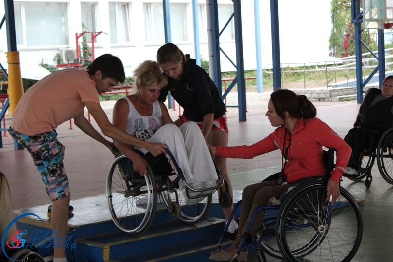 Техника ехды - Спуск по ступенькам